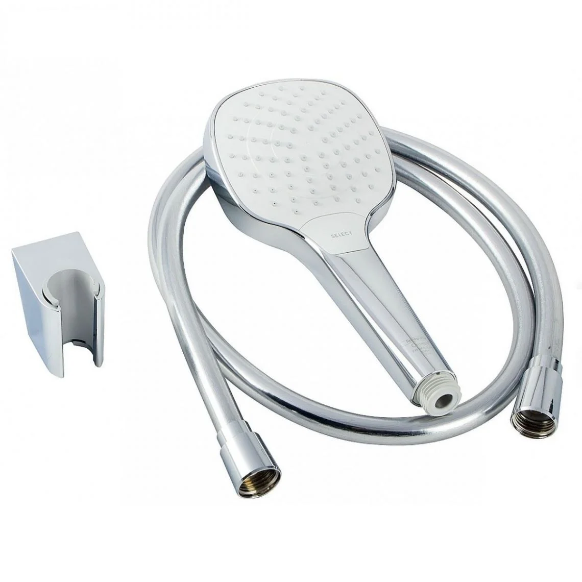 Душевой набор Hansgrohe Croma Select E Vario 125, белый/хром (26425400) - Фото 2