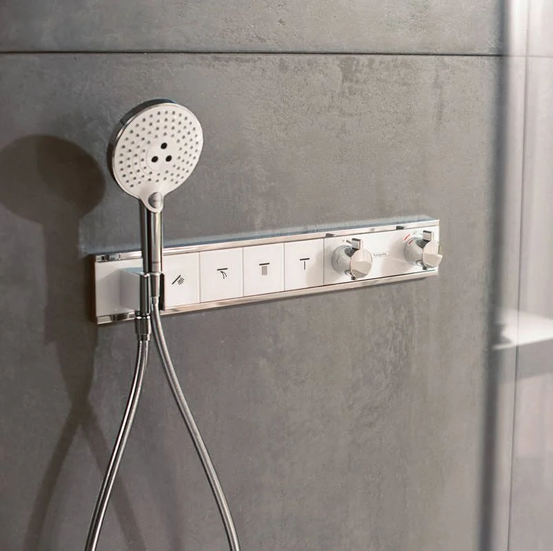 Ручний душ Hansgrohe Raindance Select S 120 3jet, білий / хром (26530400) - Фото 3