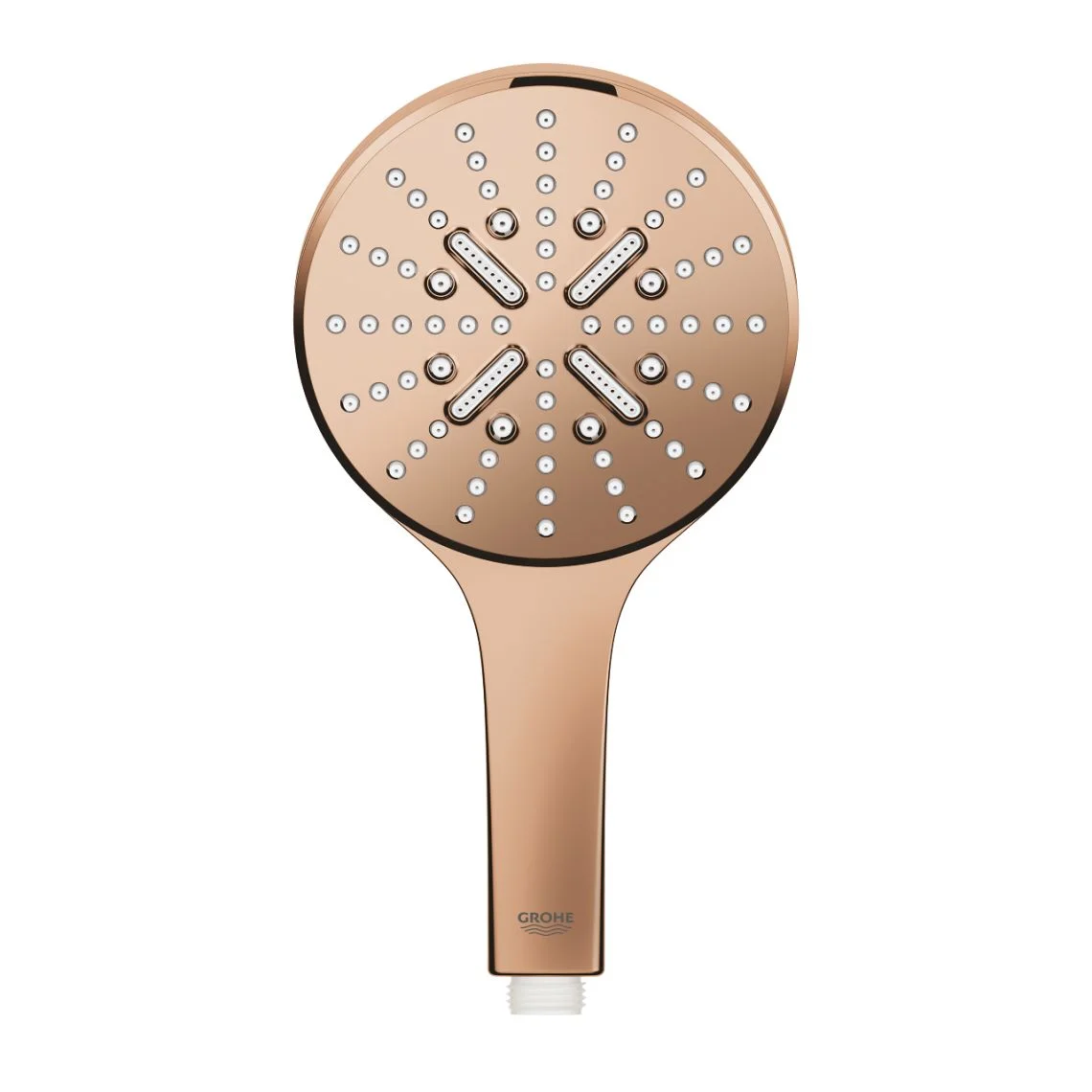 Ручной душ Grohe Rainshower SmartActive 130, 3 типа струи, теплый закат (26574DA0) - Фото 2