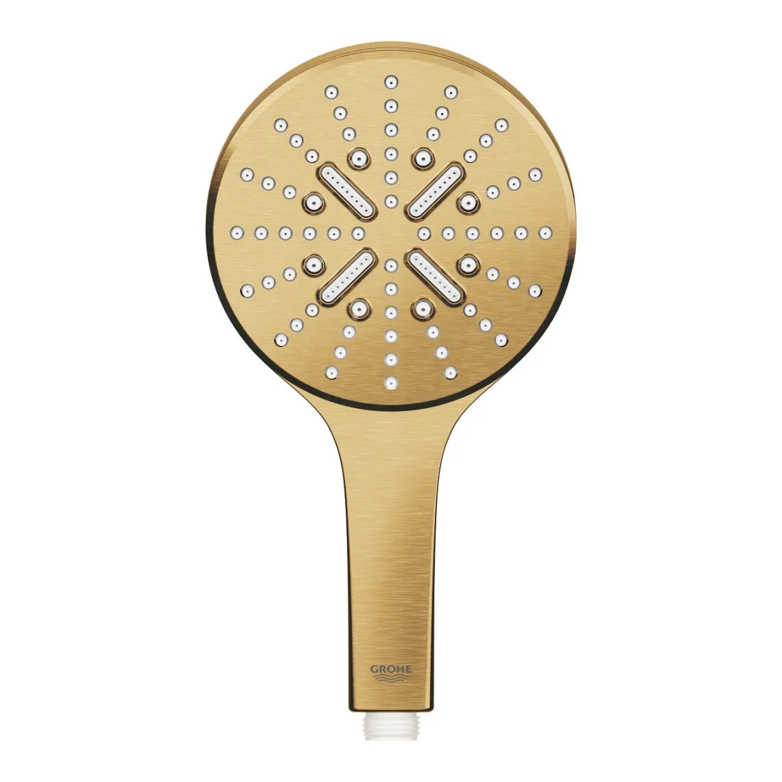 Ручной душ Grohe Rainshower Smartactive 130 с 3 режимами струи, золото (26574GN0) - Фото 2
