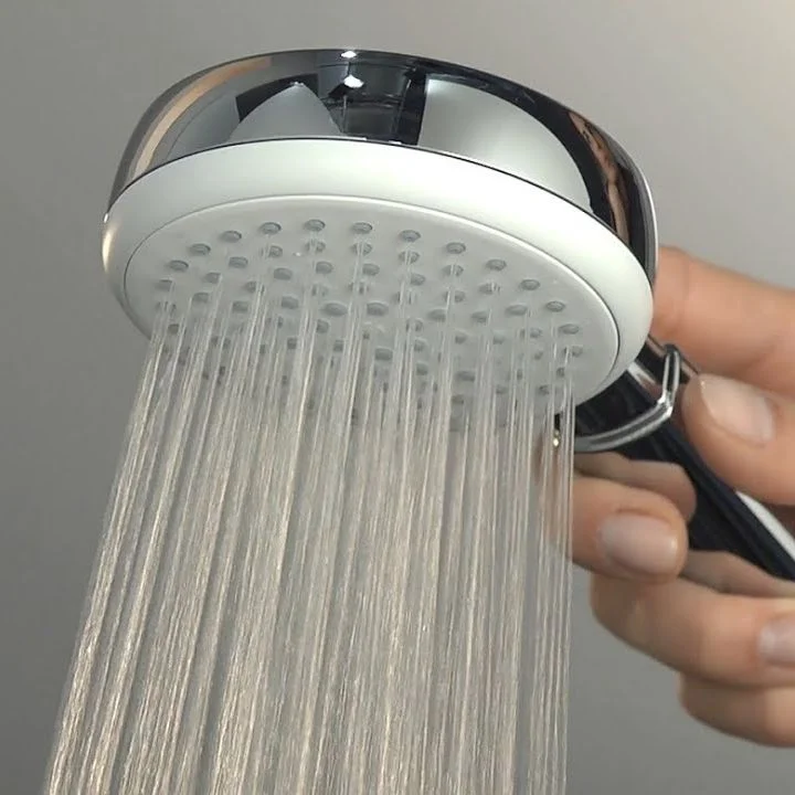 Ручной душ Hansgrohe Crometta 100 1jet EcoSmart 9л/мин, белый/хром (26828400) - Фото 3