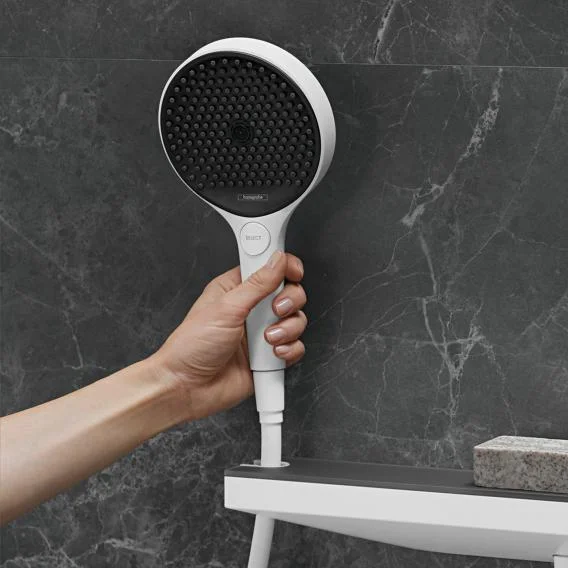 Ручной душ, Hansgrohe Rainfinity 130 3jet, Matt White (26864700) - Фото 2