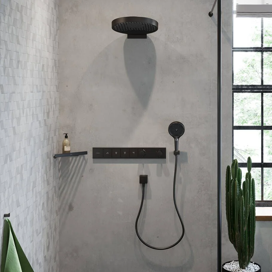 Ручний душ Hansgrohe Rainfinity 130 3jet EcoSmart, Matt Black (26865670) - Фото 2