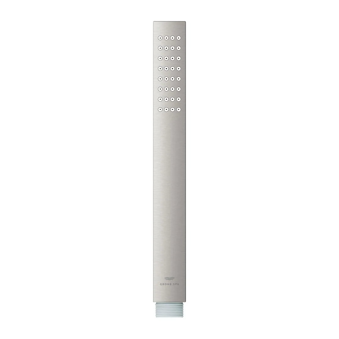 Ручной душ GROHE Rainshower Aqua Cube Stick, 1 вид струи, сталь (26885DC0) - Фото 2