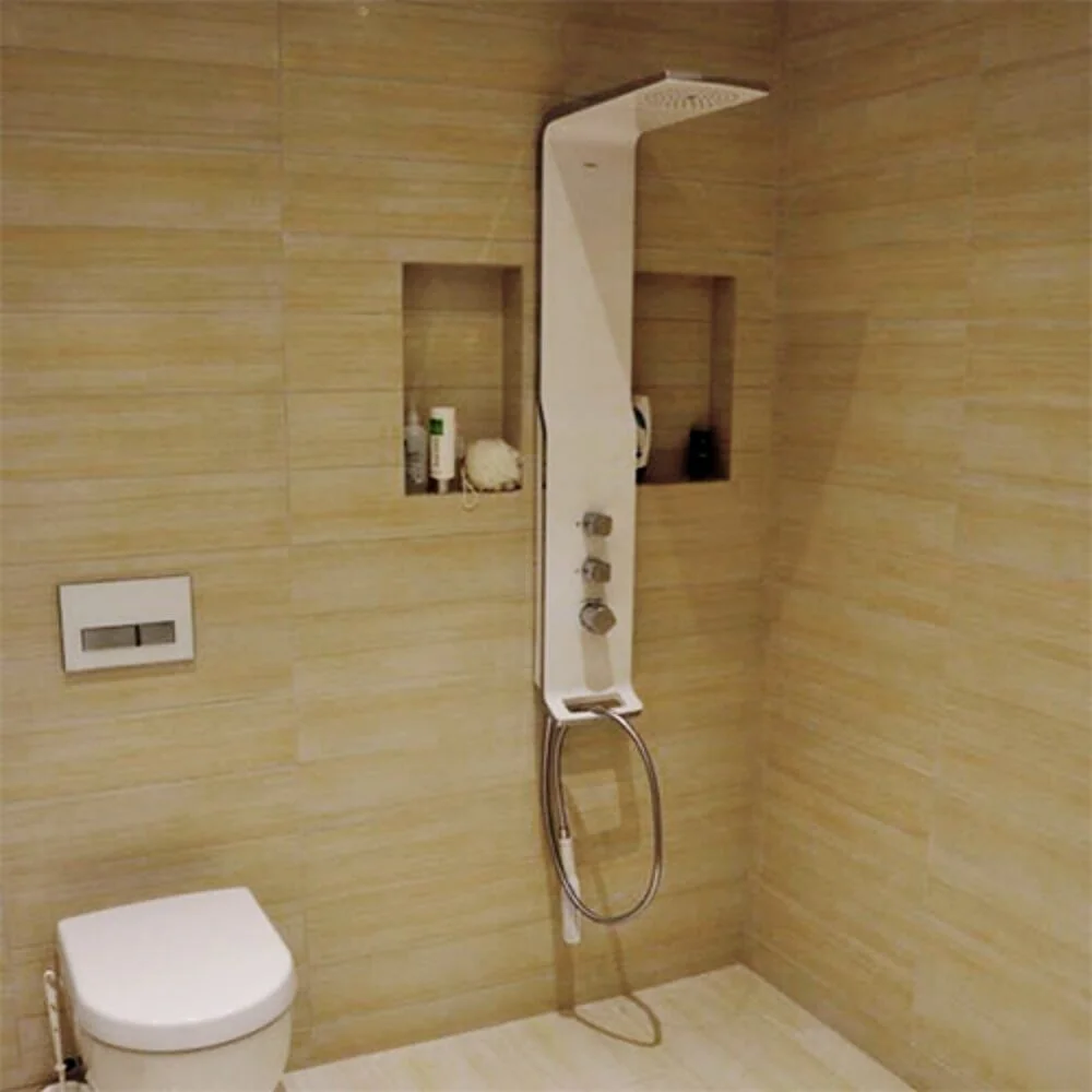 Душевая панель Hansgrohe Raindance Shower panel Lift 180 2jet, белый/хром (27008400) - Фото 2