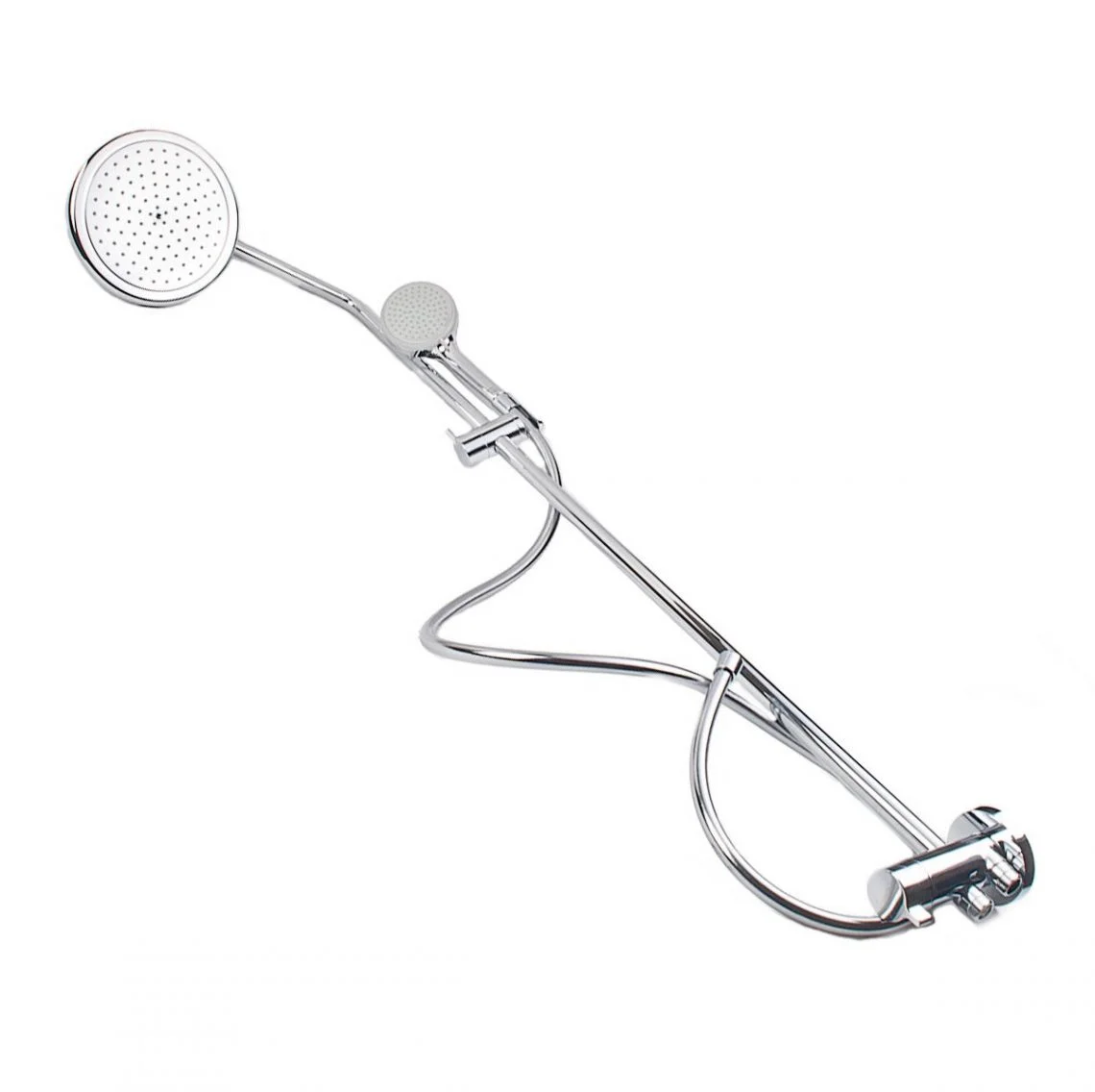 Душова система Hansgrohe Croma 220 1jet Showerpipe, хром (27224000) - Фото 2