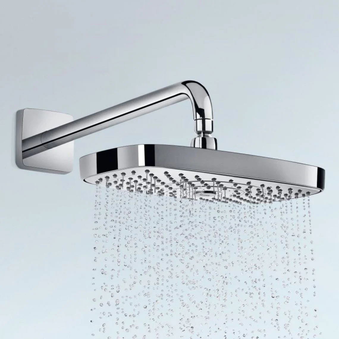 Верхний душ Hansgrohe Select Е 300 2jet с держателем, белый/хром (27385400) - Фото 3