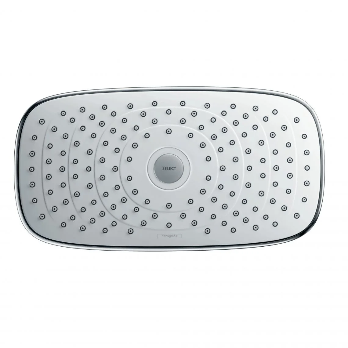 Верхний душ Hansgrohe Select Е 300 2jet с держателем, белый/хром (27385400) - Фото 2