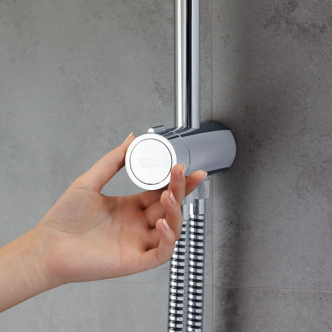 Душова система Grohe New Tempesta Rustic System 200, хром (27399001) - Фото 3
