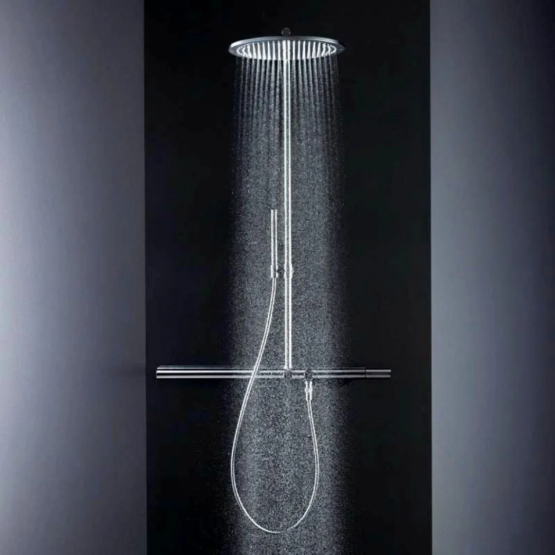 Душевая система AXOR Showerpipe 800 shower 350 1jet, хром (27984000) - Фото 2