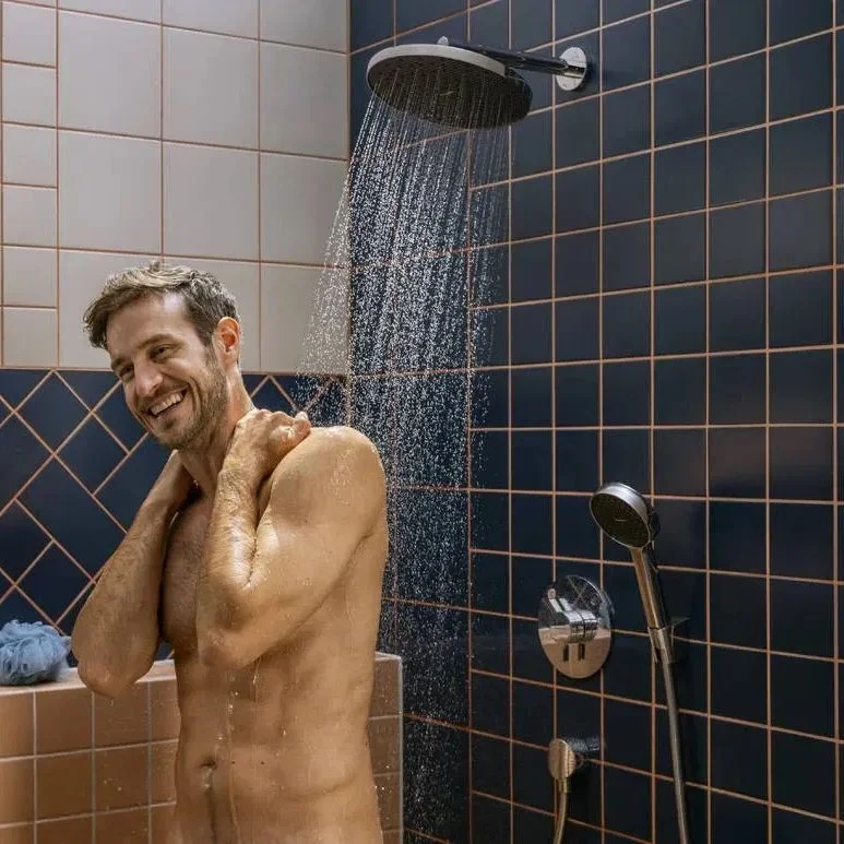 Верхній душ Hansgrohe Activera S 240 1jet EcoSmart+, Matt Black (28057670) - Фото 2