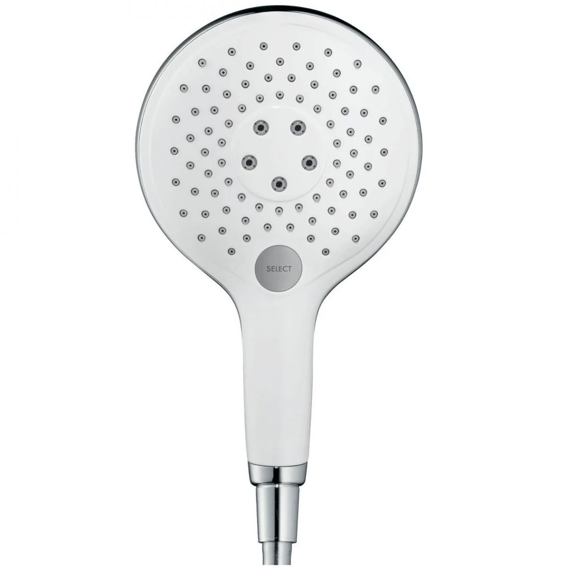 Ручной душ Hansgrohe Raindance Select S 150 3jet, белый/хром (28587400) - Фото 2
