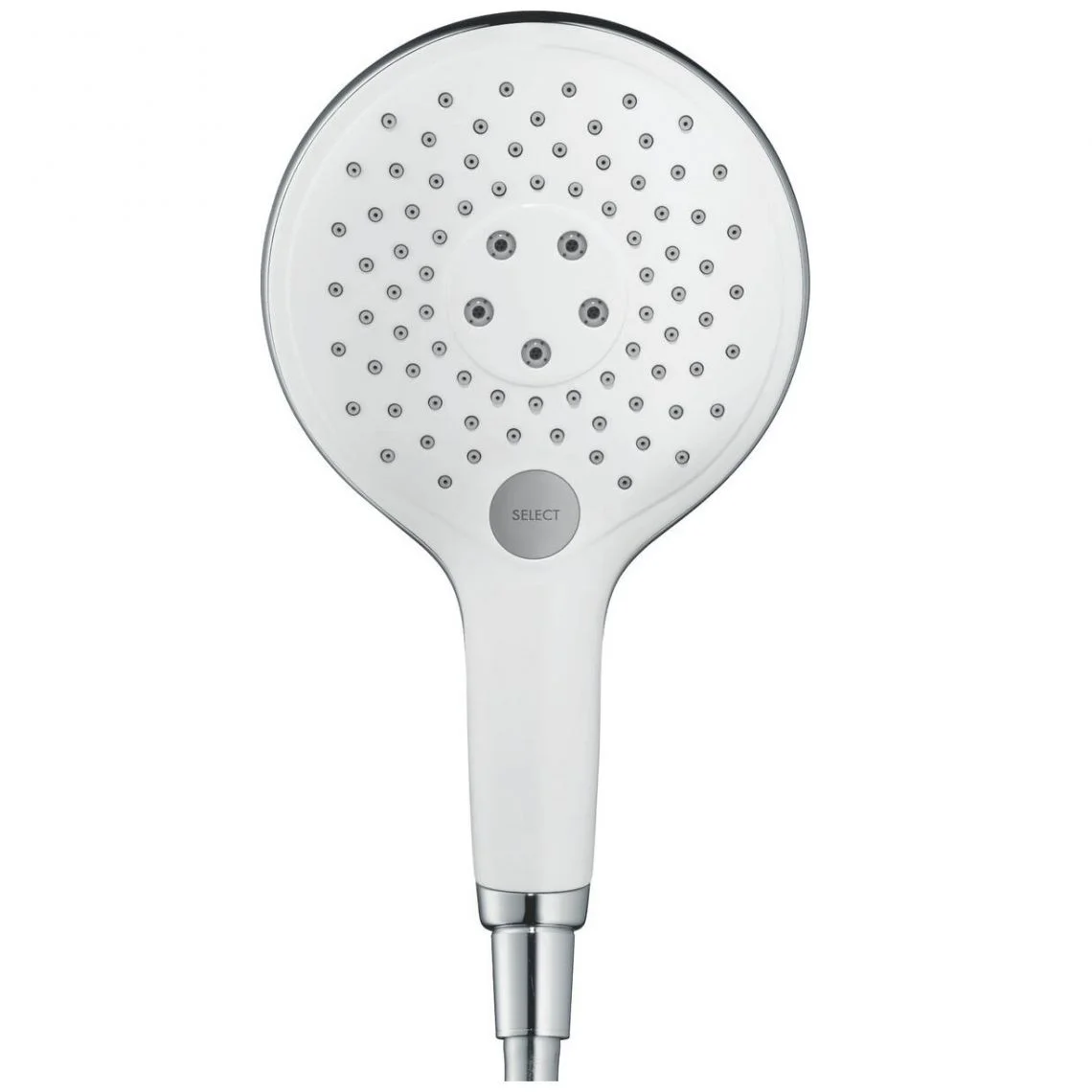 Ручной душ Hansgrohe Raindance Select S 150 3jet EcoSmart, White/Chrome (28588400) - Фото 2