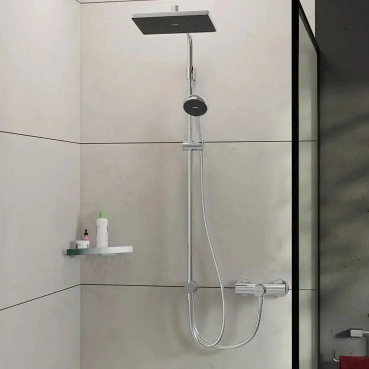 Душевая система Hansgrohe Activera Q 290/180 1jet EcoSmart Reno, Chrome (28757000) - Фото 2