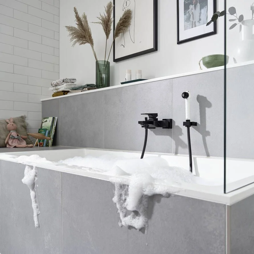 Ручной душ детский Hansgrohe Jocolino 2Jet zebra, белый/черный (28787640) - Фото 2