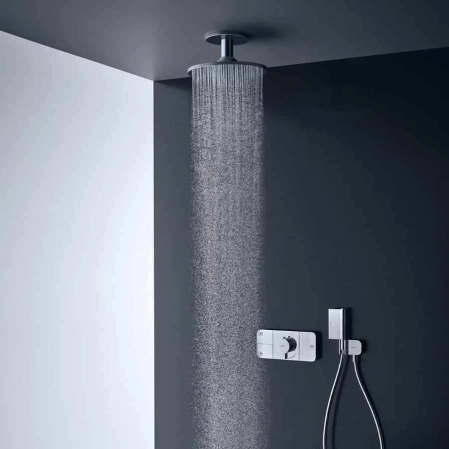 Верхний душ с держателем AXOR ShowerSolutions 300 1jet, chrome (35301000) - Фото 2