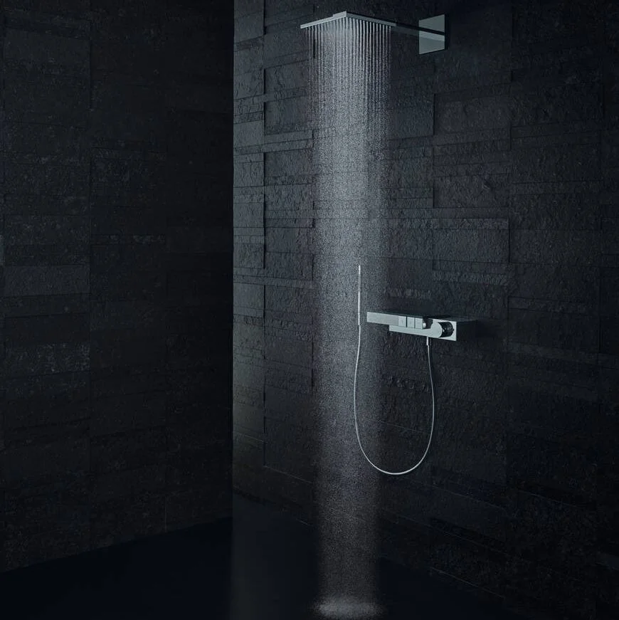 Верхний душ AXOR Showersolutions 240х240 2jet с держателем, хром (35310000) - Фото 2