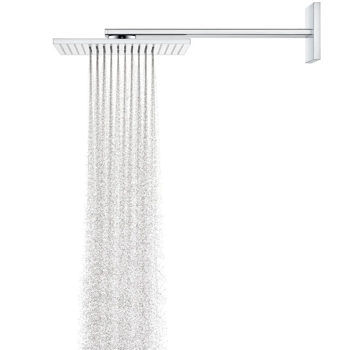 Верхний душ с держателем AXOR ShowerSolutions 300х300 2jet, хром (35318000) - Фото 2