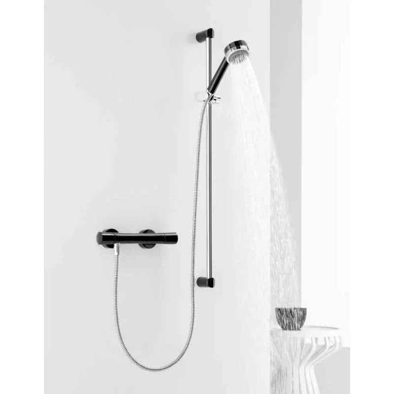 Душевой гарнитур Kludi Zenta 3S, черный/хром (608408600) - Фото 2