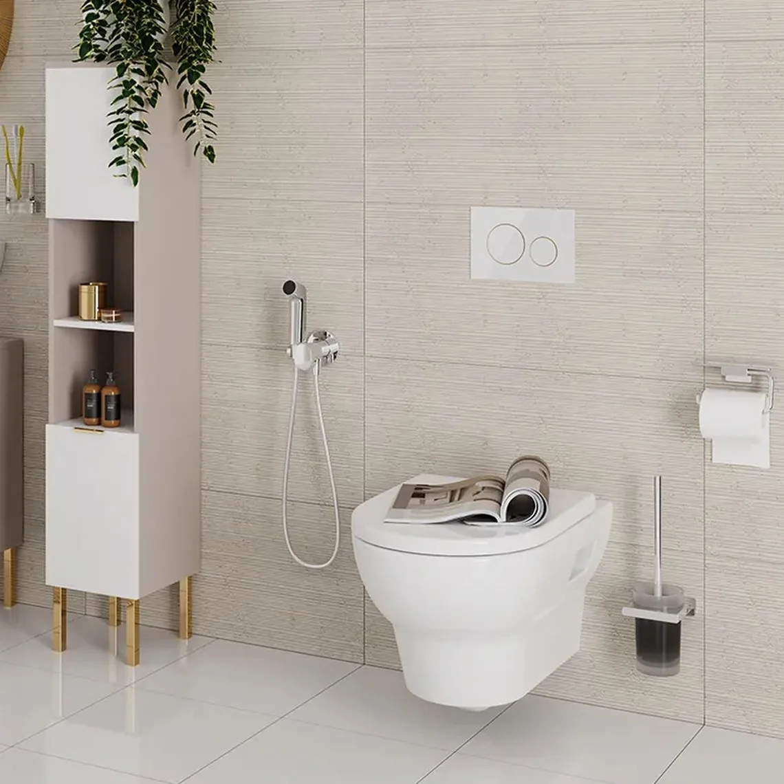 Гигиенический душ Hansgrohe, хром (94569000) - Фото 2