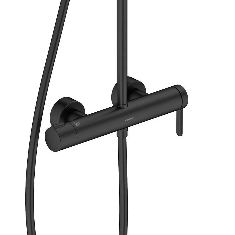 Душевая система Duravit C1, черный матовый (C14280007046) - Фото 3