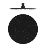 Душевая лейка, GRB Incool Black, черный матовый (00080042) - Фото 1