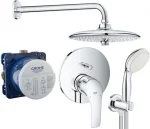 Комплект для душа Grohe EuroSmart с Euphoria 260, хром (34614SC4) - Фото 1