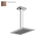 Душова лійка Gessi Rettangolo, стельова, шарнірна, Copper Bruched PVD (20151708) - Фото 1
