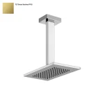Душевая лейка Gessi Rettangolo, потолочная, шарнирная, Bruched Brass PVD (20151727) - Фото 1