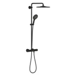 Душова система з термостатом Grohe Rainshower 310, чорний матовий (22119KF0) - Фото 1