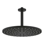 Верхний душ Grohe Rainshower Mono 310 с кронштейном, черный матовый (22122KF0) - Фото 1