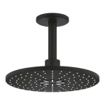 Верхний душ Grohe Rainshower SmartActive 310, с кронштейном, черный матовый (22124KF0) - Фото 1