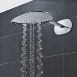 Верхний душ с душевым кронштейном GROHE Rainshower 360 Duo (26254000) - Фото 3