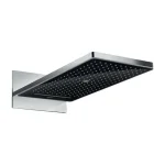 Верхній душ, Hansgrohe Rainmaker Select, 580х260 3jet, Чорний / Хром (24001600) - Фото 1