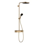 Душевая система Hansgrohe Pulsify S Showerpipe 260 1jet с термостатом, бронза (24220140) - Фото 1