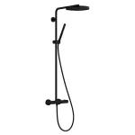 Душевая система Hansgrohe Pulsify S Puro Showerpipe 260 1jet EcoSmart Ecostat Fine, Matt Black (24223670) - Фото 1