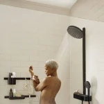 Душевая система Hansgrohe Pulsify Showerpipe 260 2jet 400 EcoSmart, Brushed Bronze (24241140) - Фото 2