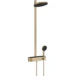 Душевая система Hansgrohe Pulsify Showerpipe 260 2jet 400 EcoSmart, Brushed Bronze (24241140) - Фото 1