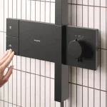 Душевая система Hansgrohe Raindance Alive Q 340/210 1jet EcoSmart ShowerSelect Comfort, Brushed Black Chrom (24581340) - Фото 2