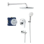 Душевая система скрытого монтажа Grohe Bauedge с Tempesta 250 и изливом для ванны, хром (25291000) - Фото 1