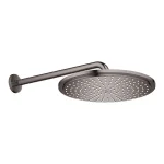 Верхній душ Grohe Rainshower Cosmopolitan 310 з кронштейном, темний графіт глянець (26066A00) - Фото 2