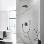 Верхний душ с кронштейном Grohe Rainshower Cosmopolitan 310, графит матовый (26066AL0) - Фото 2