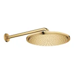 Верхній душ Grohe Rainshower Cosmopolitan 310 з кронштейном 380 мм, золото (26066GL0) - Фото 2