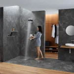 Верхний душ  Hansgrohe Rainfinity 250 1jet с держателем, хром (26226000) - Фото 3