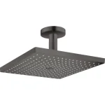 Верхний душ Hansgrohe Raindance Select E 300 1jet Air EcoSmart с потолочным держателем, Brushed Black Chrome (26251340) - Фото 1