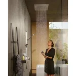 Верхний душ Hansgrohe Raindance E 400х400 1jet встроенный, Brushed Black Chrome (26252340) - Фото 2