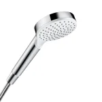 Ручной душ Hansgrohe Crometta 100 1jet, EcoSmart 9л/мин, White/Chrome (26333400) - Фото 1