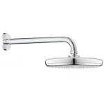 Верхній душ Grohe New Tempesta 210 з душовим кронштейном, хром - Фото 1