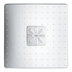 Верхній душ з кронштейном Grohe Rainshower 310 SmartActive Cube (26481LS0) - Фото 2