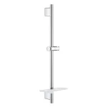 Душевая штанга Grohe QuickFix Vitalio SmartActive 600 мм с полочкой, хром (26599000) - Фото 1